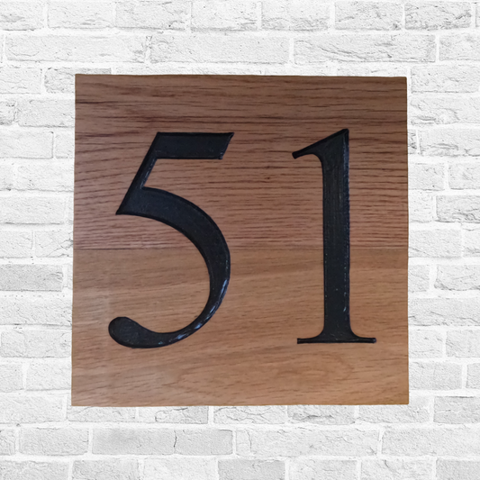 House Number Sign